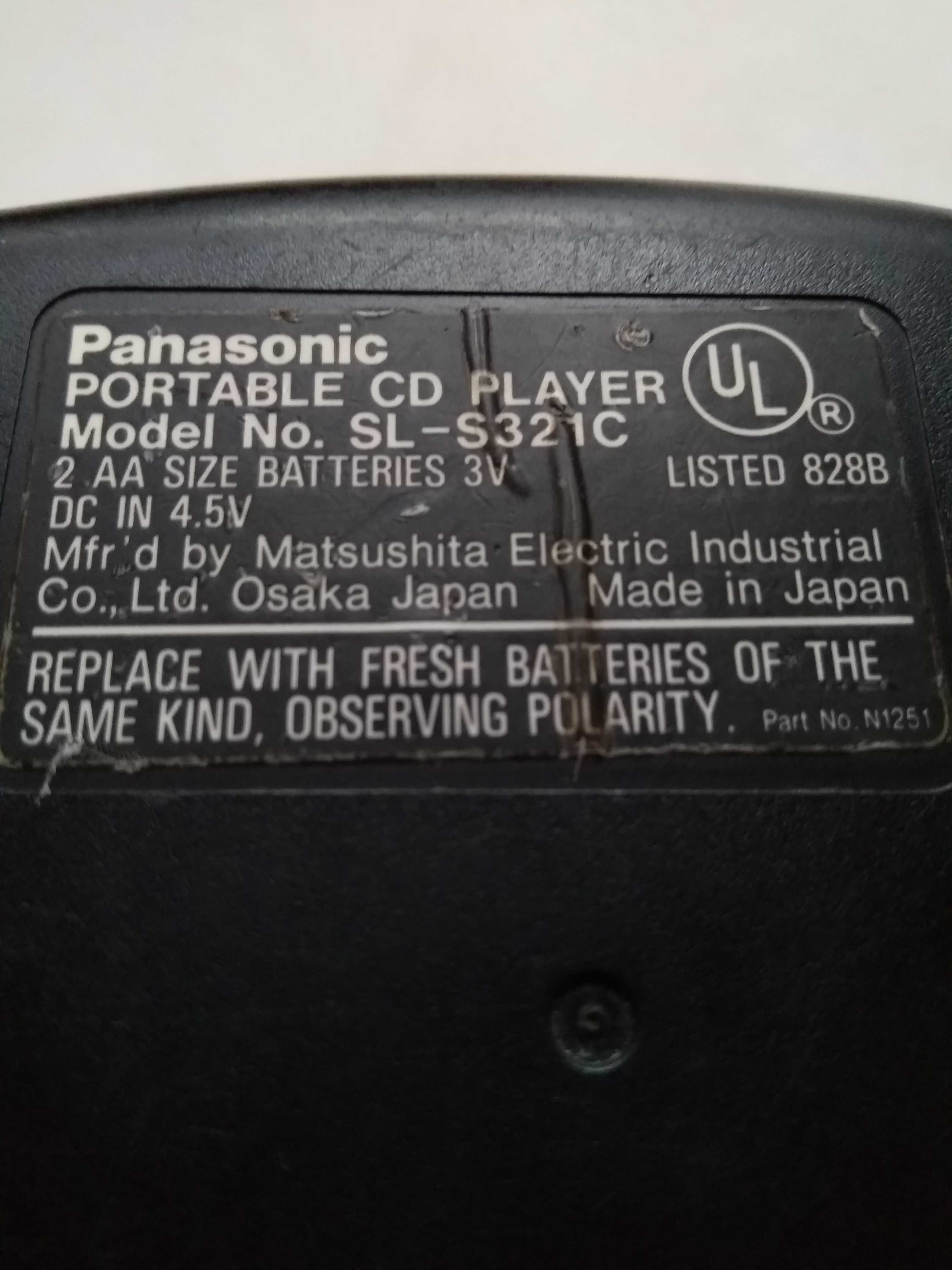 Panasonic / sl-s321c/ Audio CD плеер ретро