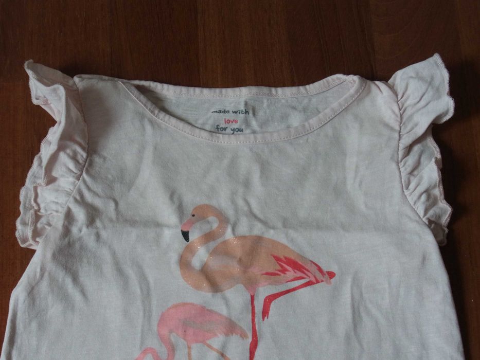 bluzeczka z krótkim rękawem - rozmiar 128