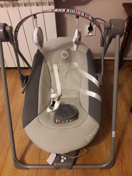 Leżaczek bujaczek huśtawka 3w1 Lionelo Otto