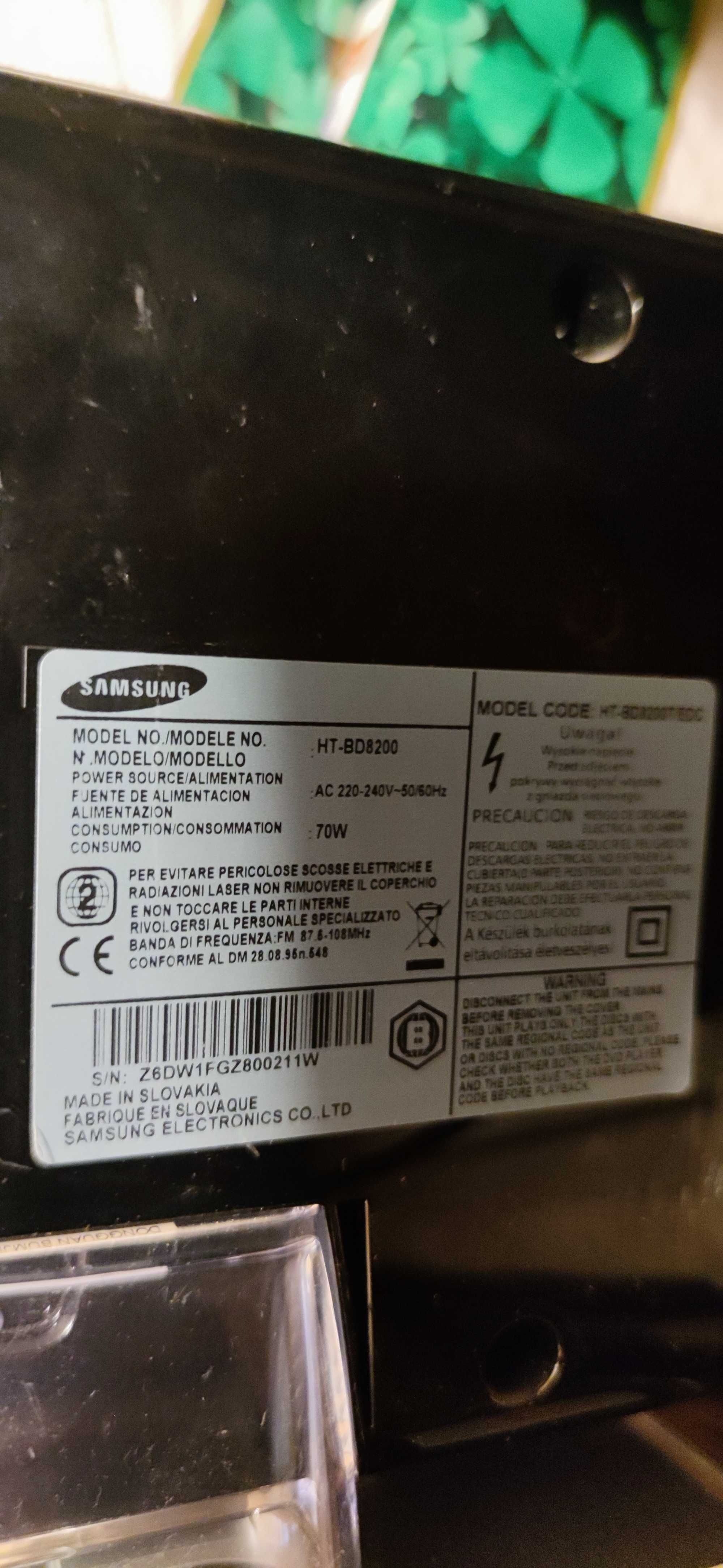 2.1 1+1 Soundbar Subwoofer DVD Bluray Samsung HT-BD8200