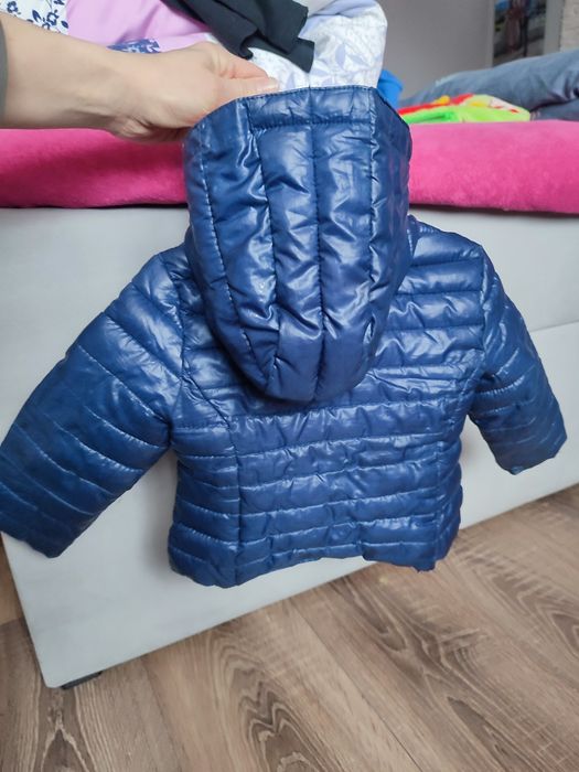 Cienka pikowana kurtka granatowa Reserved 80