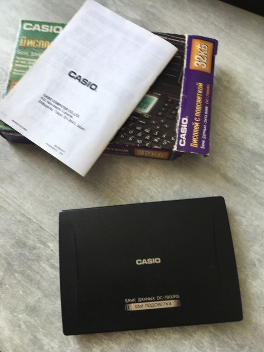 Банк даних. Casio ds-7800rs