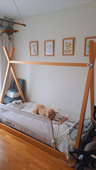 Cama Tipi em madeira