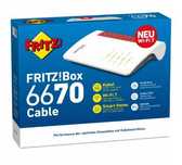 AVM FRITZ!Box 6670 router bezprzewodowy Dual-band  Biały