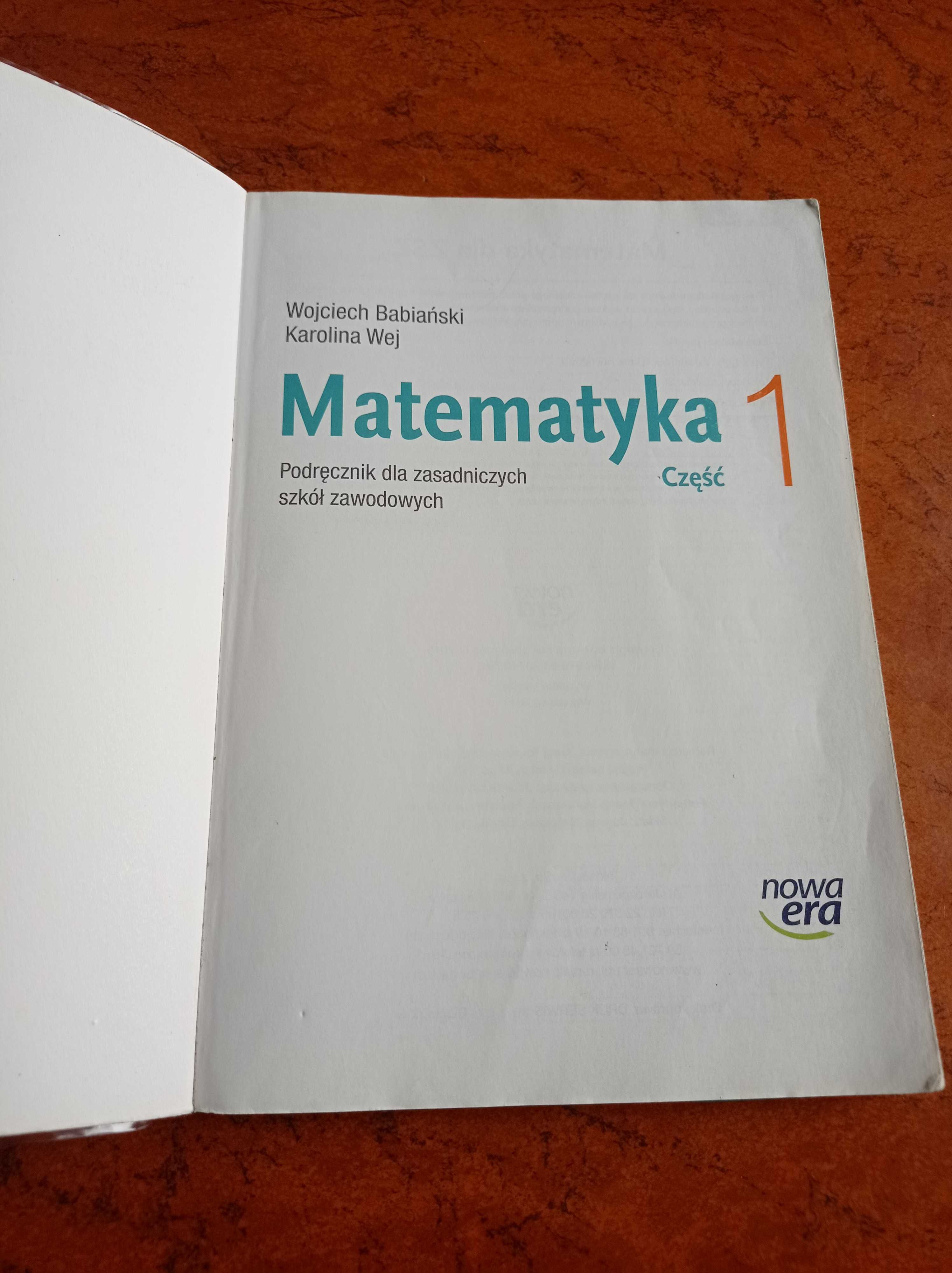 Matematyka cz.1 zawodówka nowa era