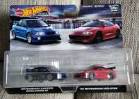 Hot Wheels Premium Dwupak Mitsubishi: Lancer Evolution VI / Eclipse