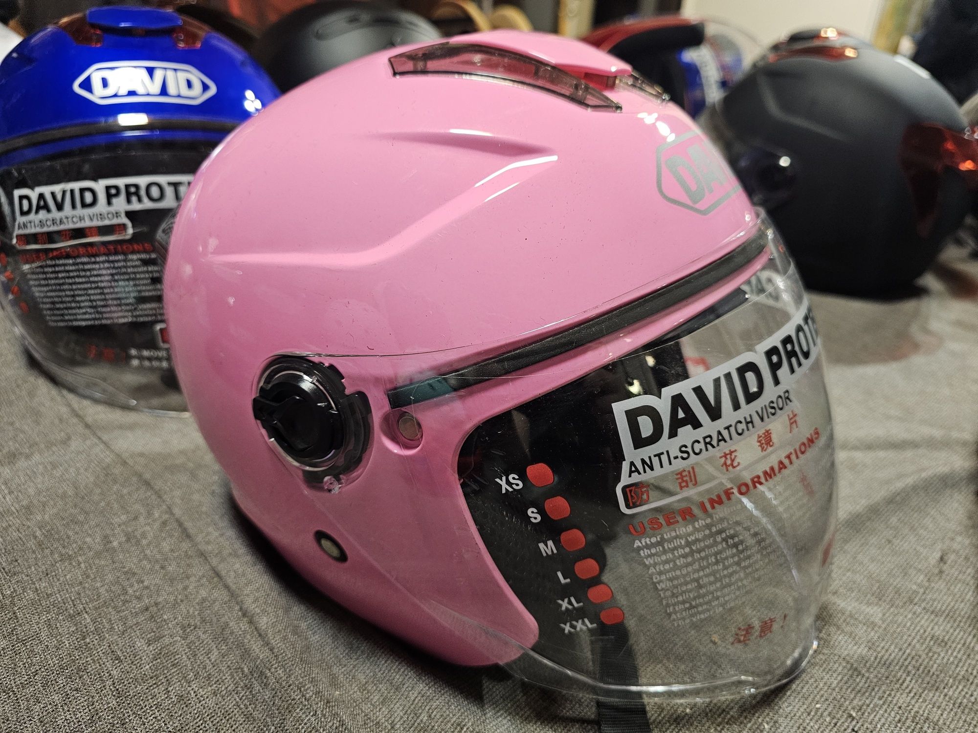 Kask Motocyklowy David Model 020