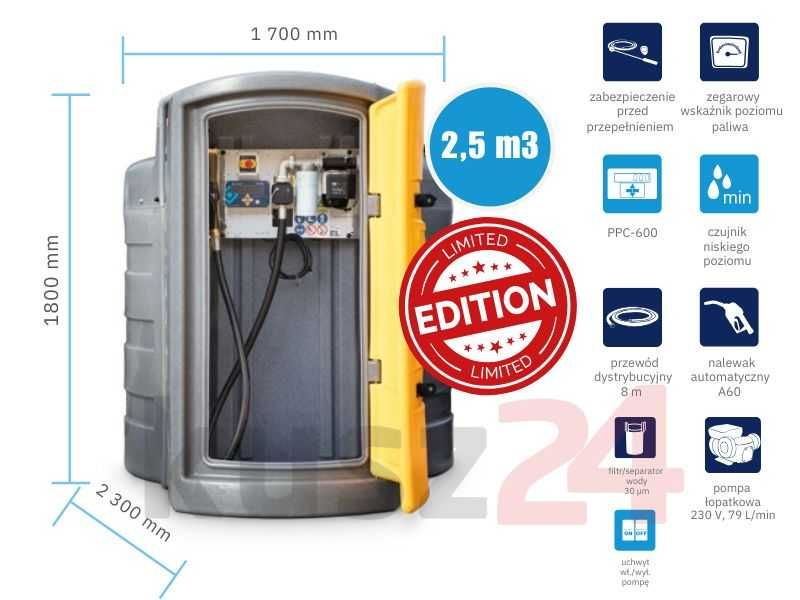 Zbiornik Dwupłaszczowy 2500 DUŻA szafa Nowość 2025 dostawa cały kraj