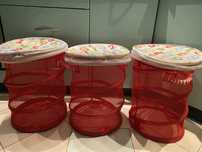 paka 3 szt za 40 zl kosze pojemiki na zabawki Ikea sorter kusiner
