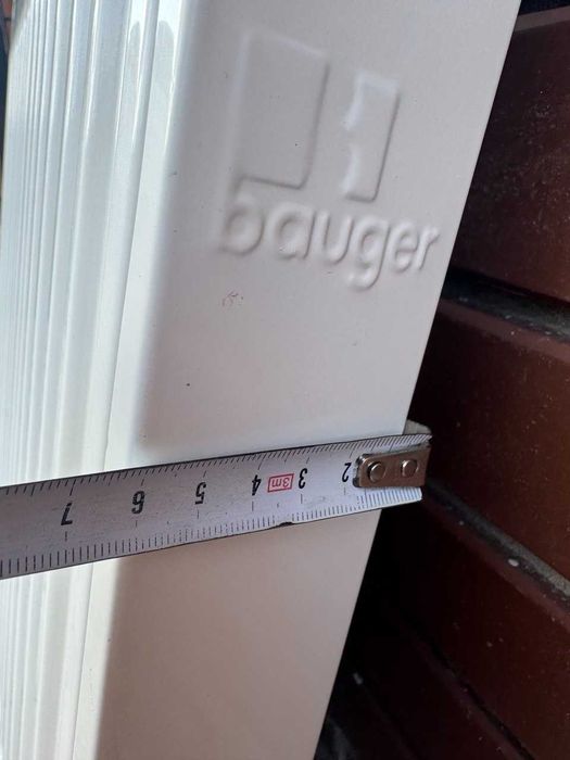 Радіатор сталевий, батарея для опалення біла Bauger 60*50*6