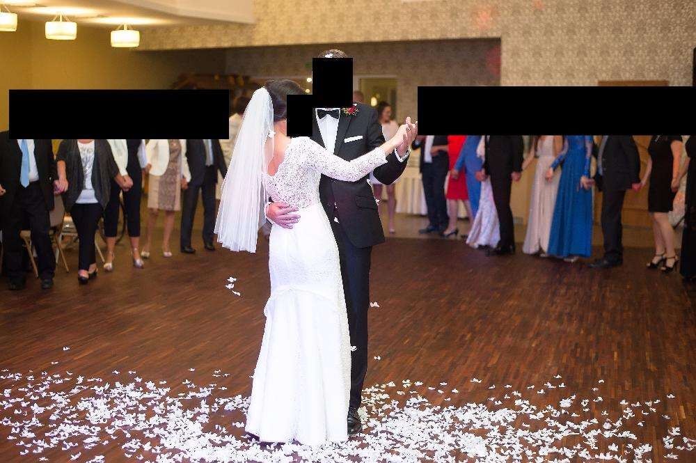 Suknia ślubna GALA TAIDA długi rękaw, tren, koronkowa, salon MADONNA
