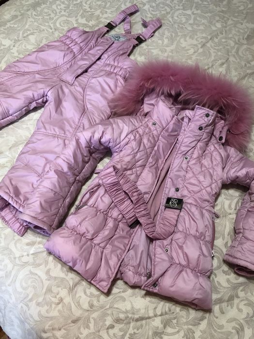 Зимний костюм комбинезон Bellini 4-5 года lenne 92-98 краги-варежки
