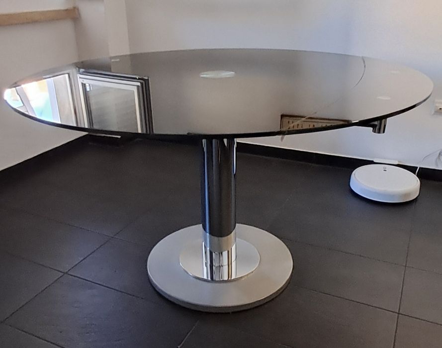 Mesa jantar vidro design italiano