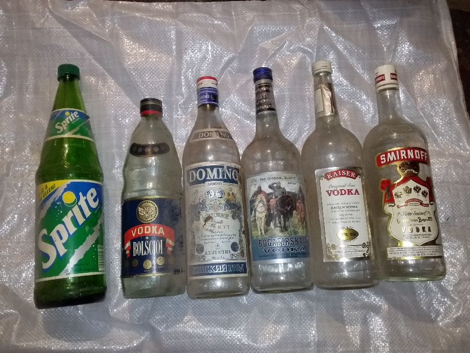 Старые коллекционные бутылки бутылка Sprite