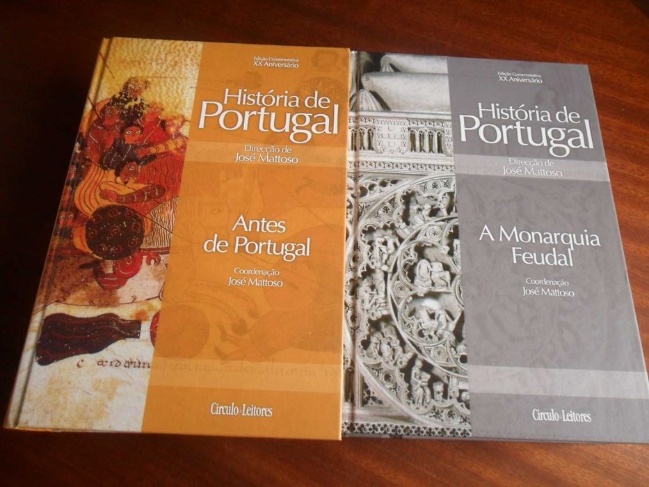 "História de Portugal" -de José Mattoso - Ed XX Aniversário -8 Volumes