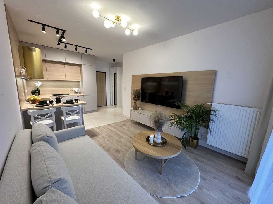 Nowoczesne 2-pokojowe mieszkanie w Krakowie w pełni umeblowane Boho