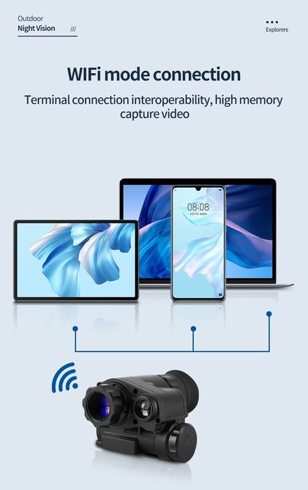 Прилад нічного бачення Vector Optics NVG 10 Night Vision WiFi