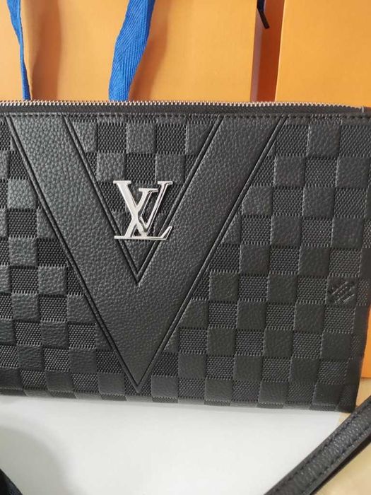 Louis Vuitton DAMSKA MĘSKA Torebka, Torba – kopertówka, skóra 28251