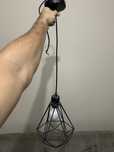 Lampa sufitowa czarna