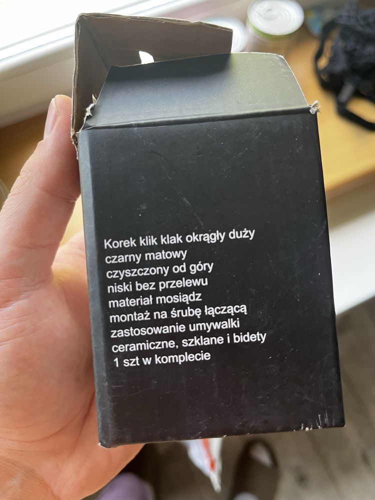 Hytti korek do zlewu umywalki