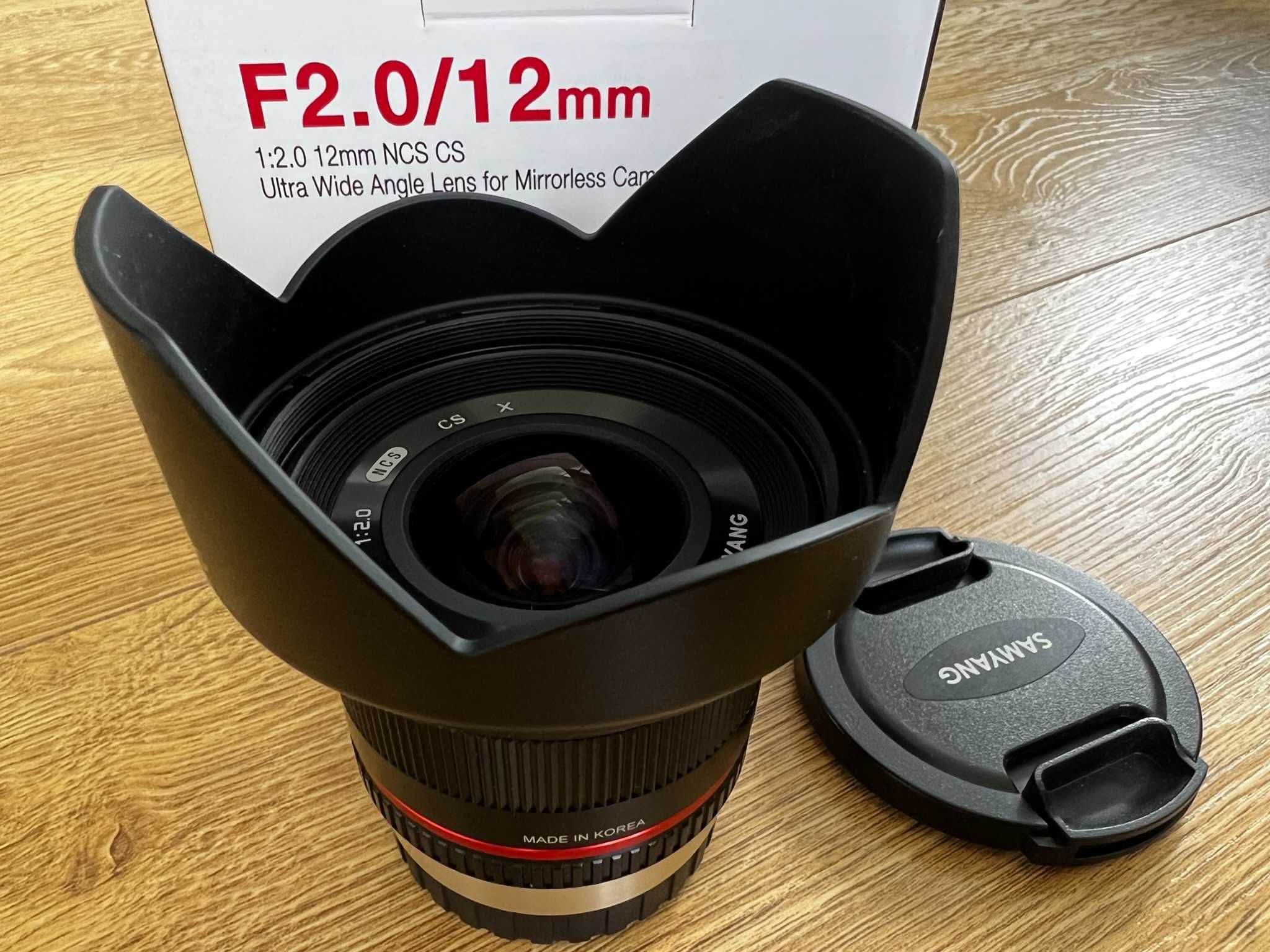 Obiektyw Samyang Fujifilm X 12 mm f/2 CS NCS