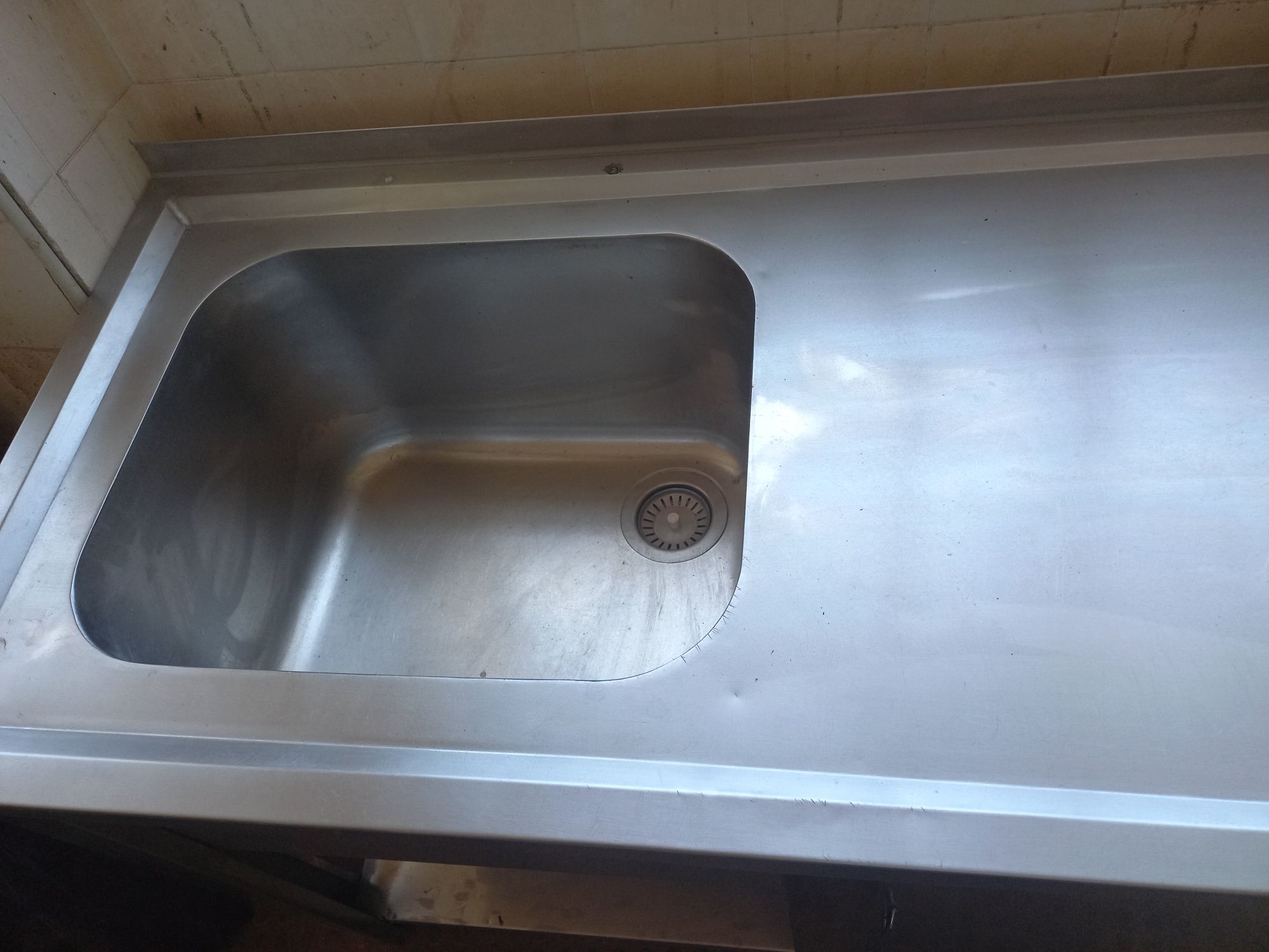 Bancada inox 3.12 x 0.60
