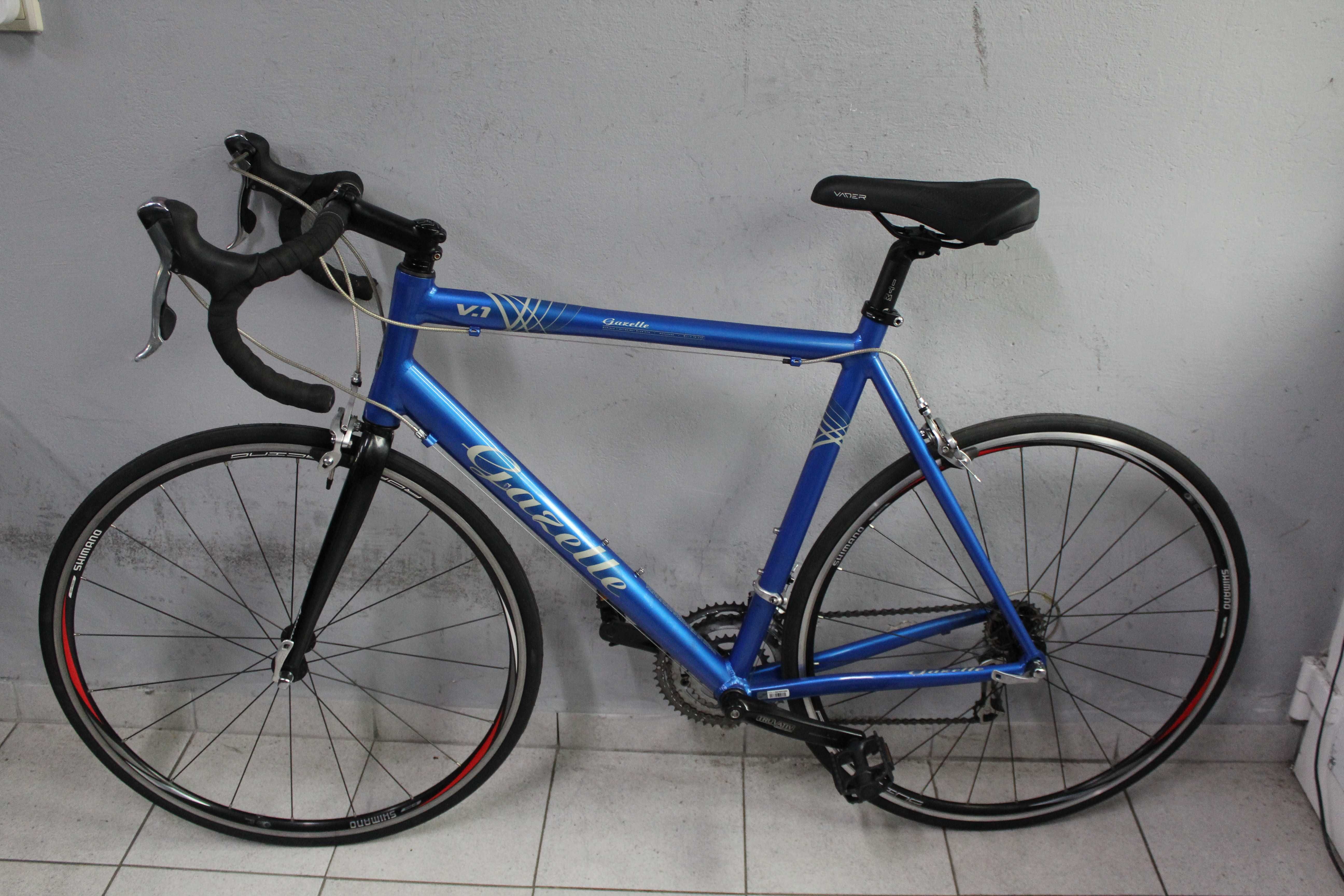 Rower szosowy GAZELLE V1, Roz. 57 cm, Koła 28",Shimano Tiagra, Alu