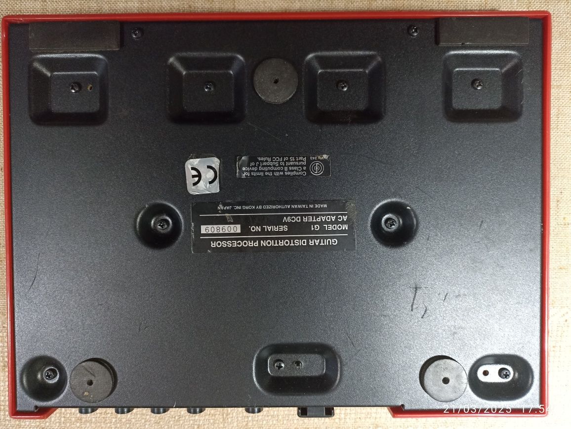 Toneworks Korg G1 processador guitarra
