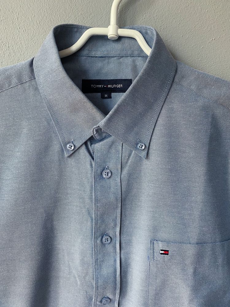 Niebieska koszula męska tommy hilfiger M