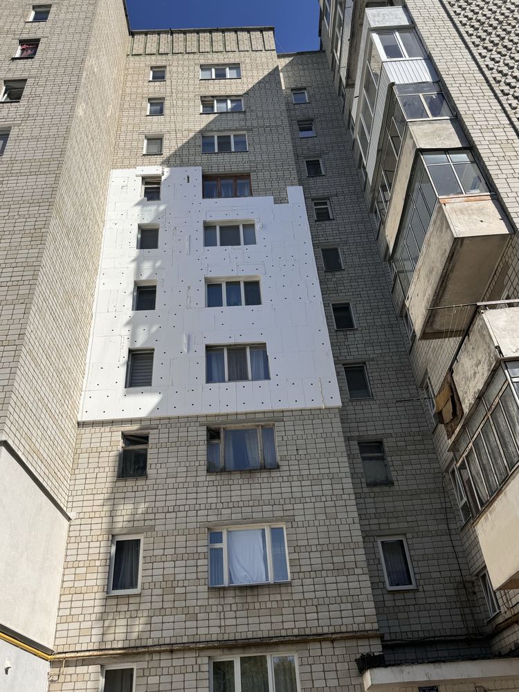 Висотні роботи Утеплення квартир, фасадів, балконів .Альпіністи