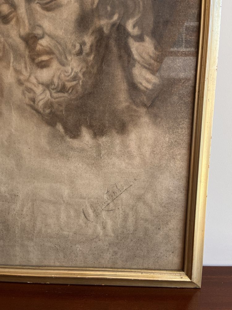 quadro pintura com moldura