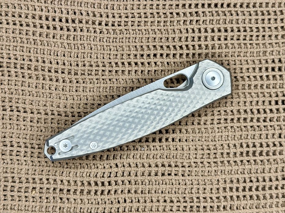 Ніж GiantMouse ACE REO Titanium сталь Magnacut