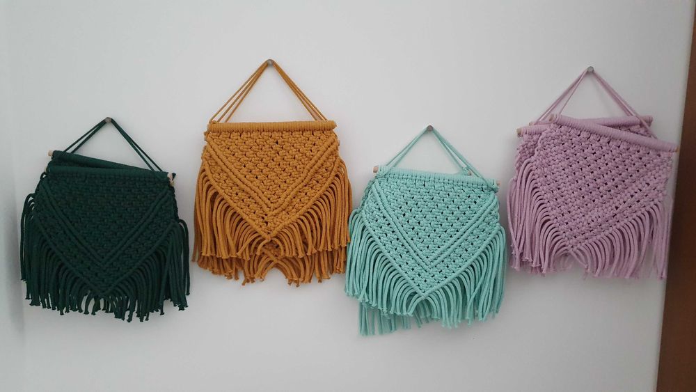 Makramowe ozdoby - 12 szt.