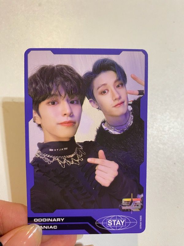 Stray Kids Seungmin & Bangchan card