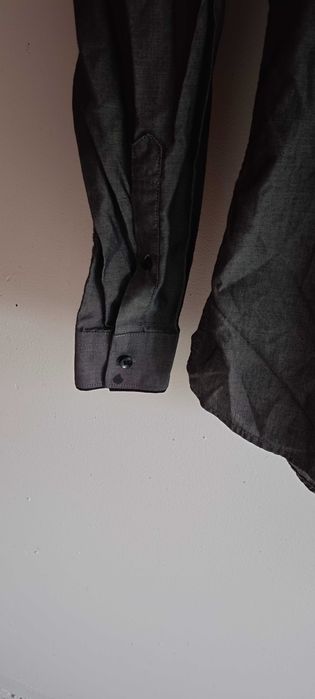 Casualowa koszula z długim rękawem Slim Fit S