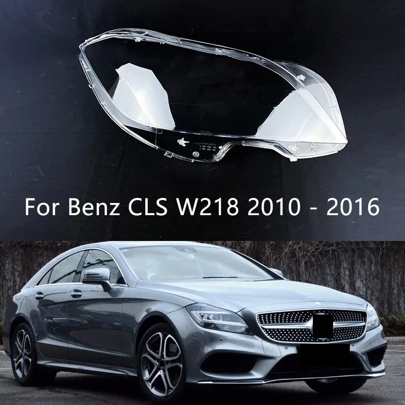 Vidro capa lente farol ótica mercedes w218 CLS