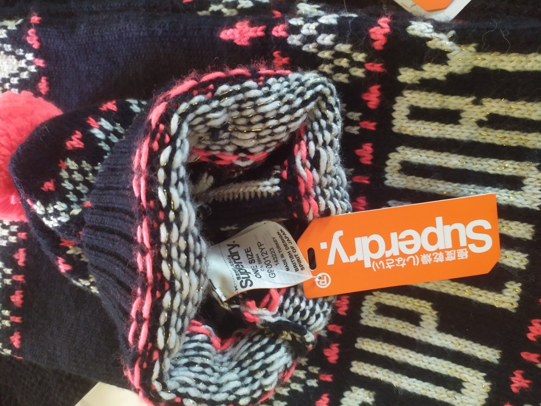 Набор шапка,шарф Superdry ,Guess