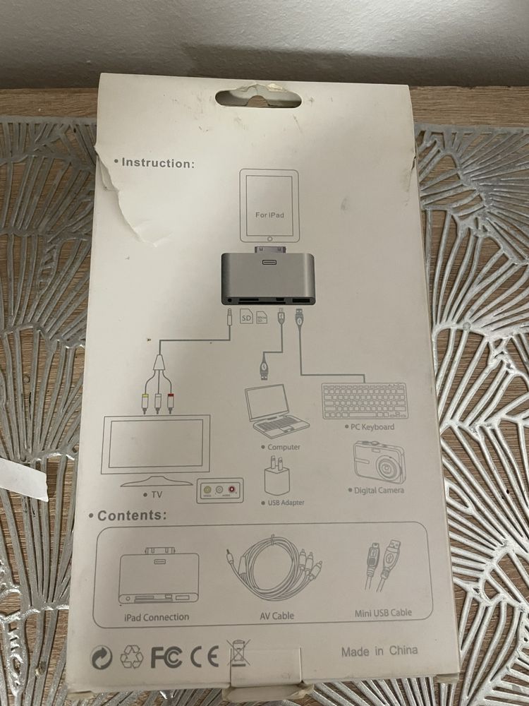 stacja dokująca do iPad iPhone 30 pin USB SD jack