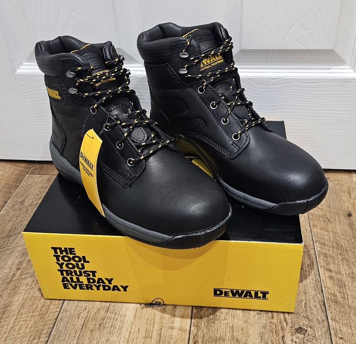 Buty robocze Dewalt Bolster  Skórzane w kolorze czarnym rozmiar 42