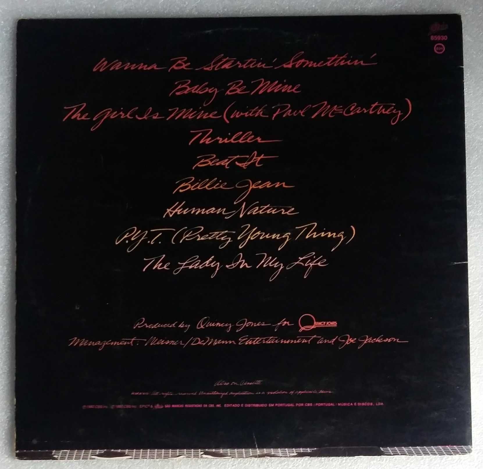 Michael Jackson - Thriller LP