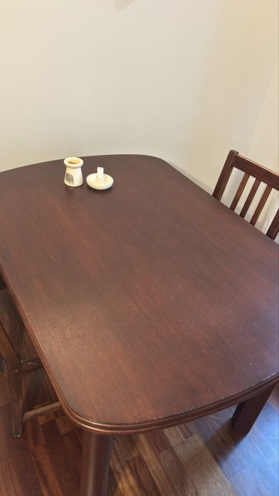 Stół rozkładany drewniany 120-210 dł. / 84 cm szer.