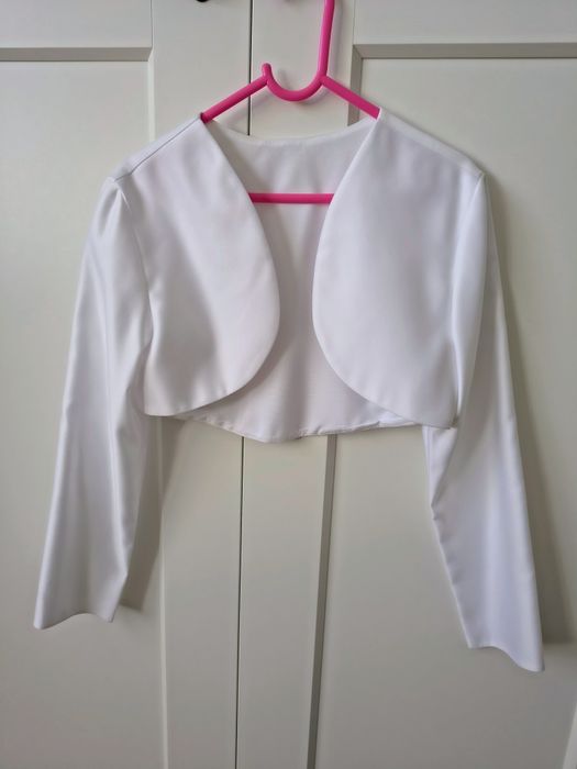 Sukienka komunijna EMMA, bolerko, wianek Stan idealny 146/152