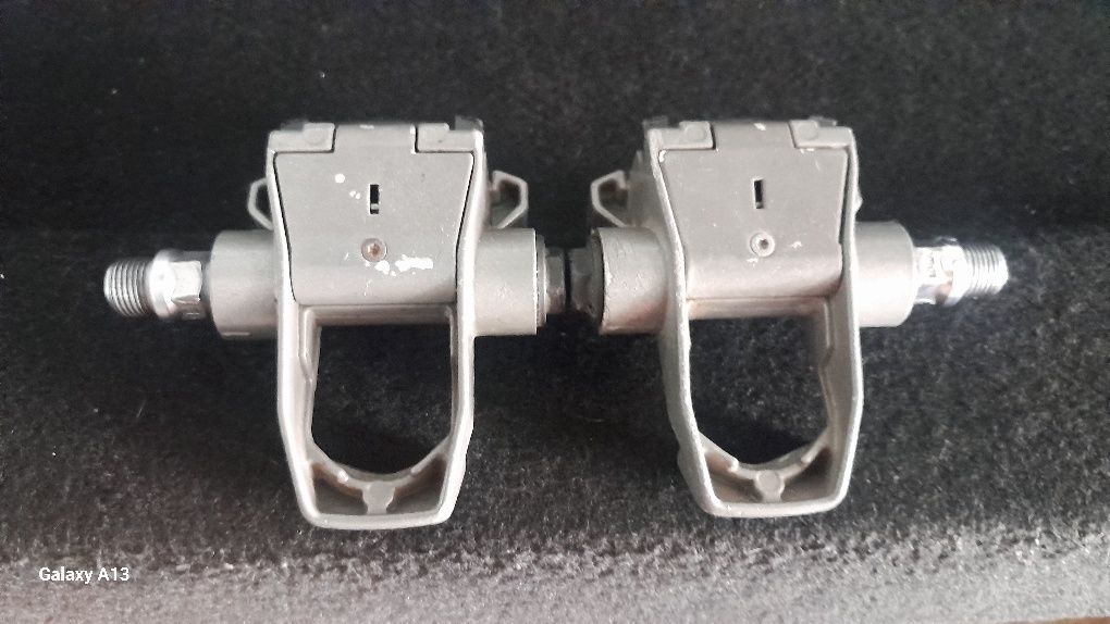 Pedais encaixe bicicleta estrada (Shimano SPD SL Made in France)