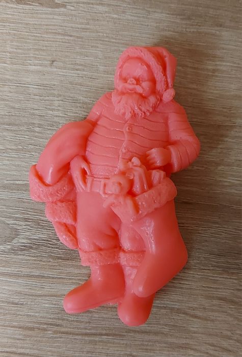 Mydelka glicerynowe. Mikołaj. Rękodzieło