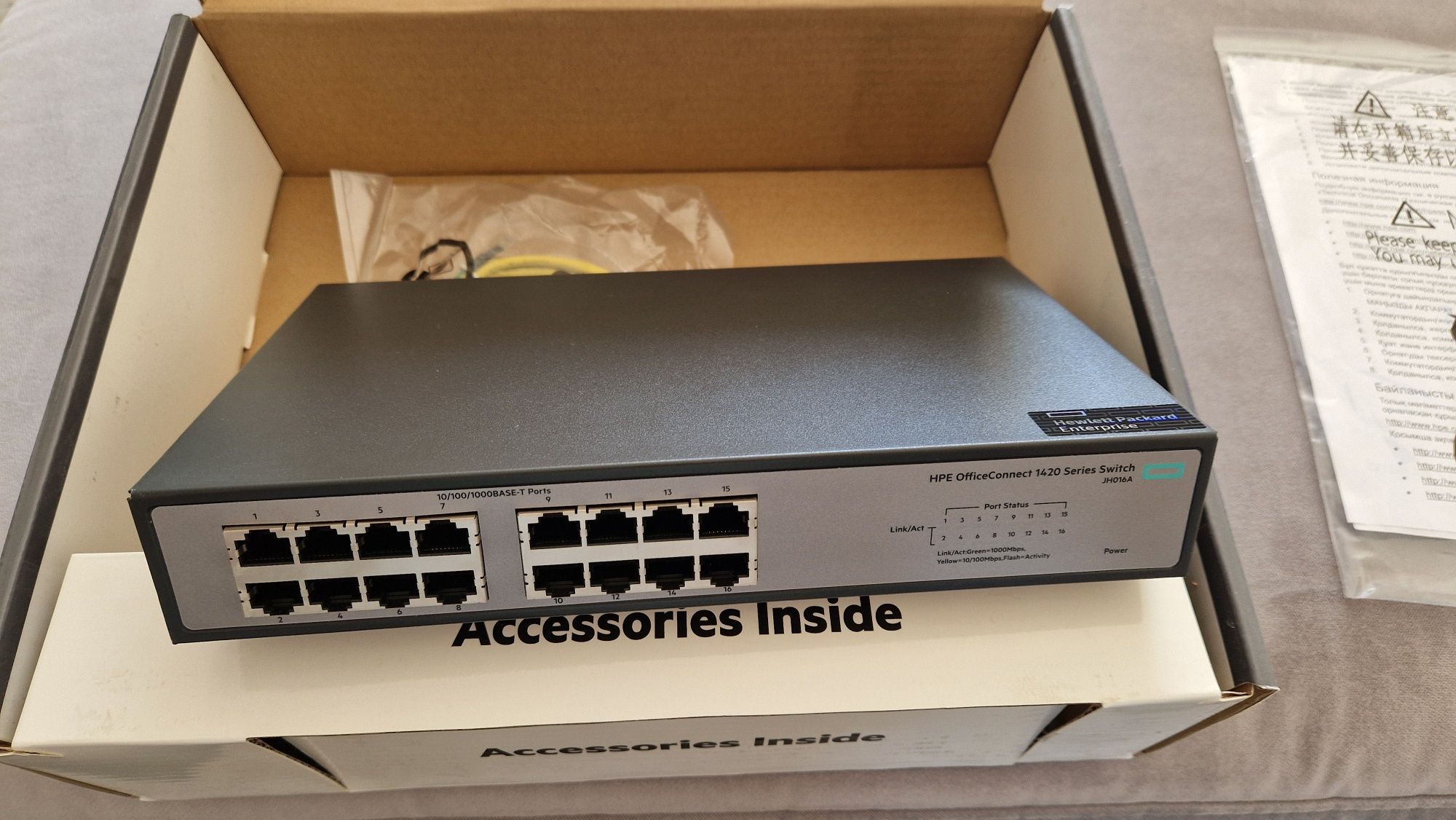 Switch 16 portów HP OfficeConnect 1420 model JH016A