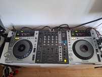 Zestaw dj Pioneer djm 750 oraz 2x cdj 850 konsola Dj super