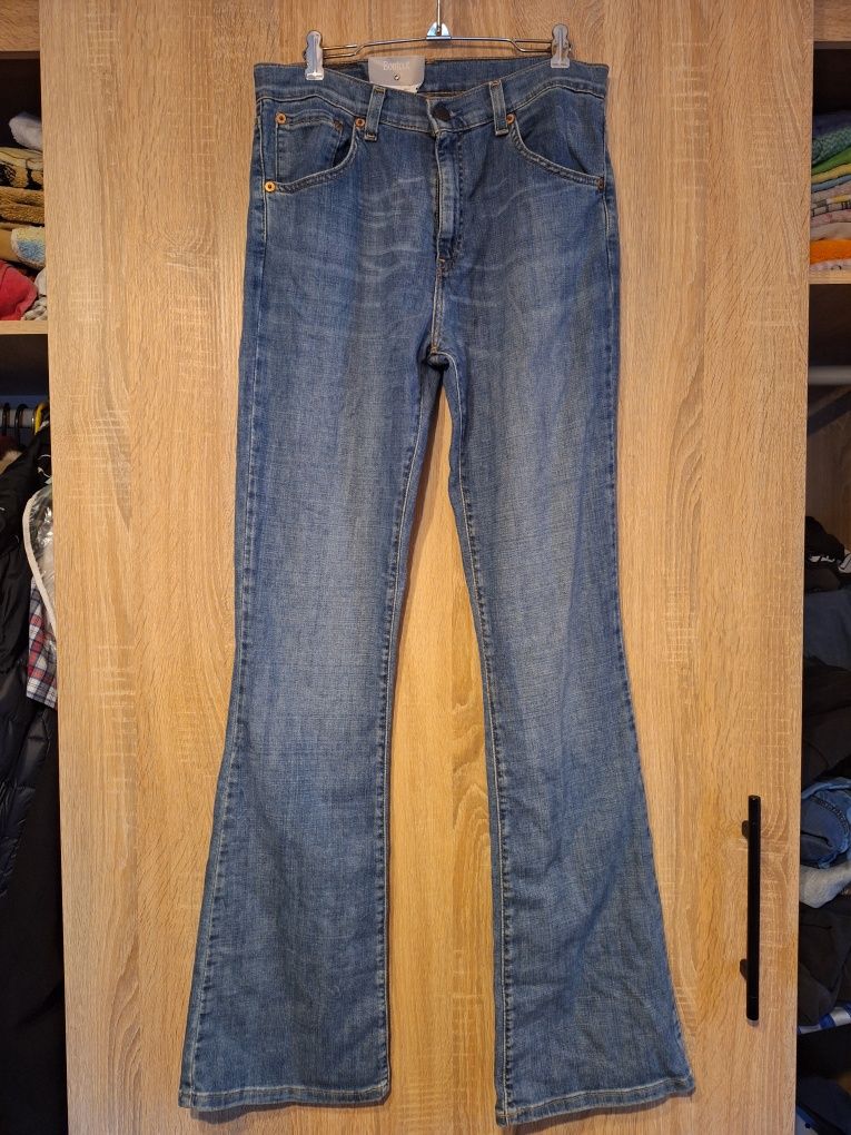 Levis dzwony bootcut nowe z metkami  szerokie nogawki w32 l34 red tab