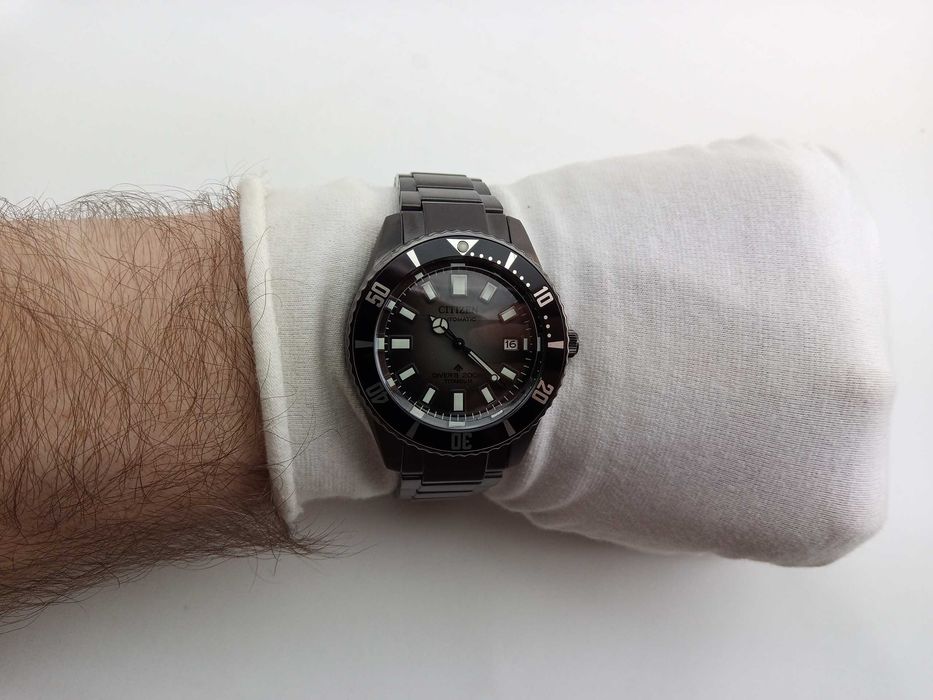 Титановые дайверские часы Citizen NB6025-59H Механика Сапфир РРЦ $1195