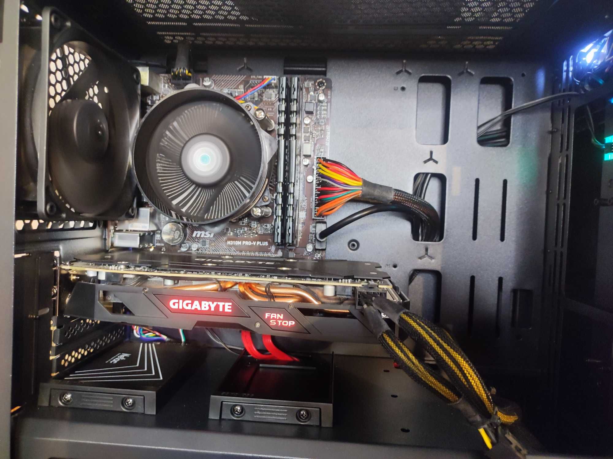 PC Gaming i3 9100F 4GHz / RX 580 8GB / 16GB 2666 / RGB / SSD+HDD