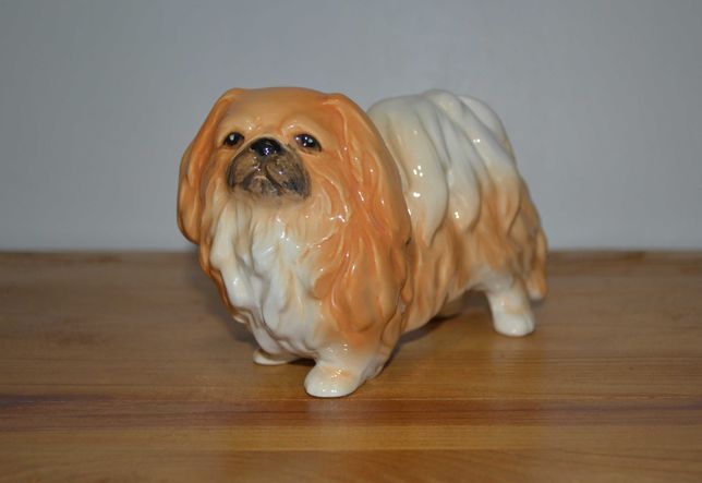 Figurka porcelanowa pies pekińczyk Sylvac England!